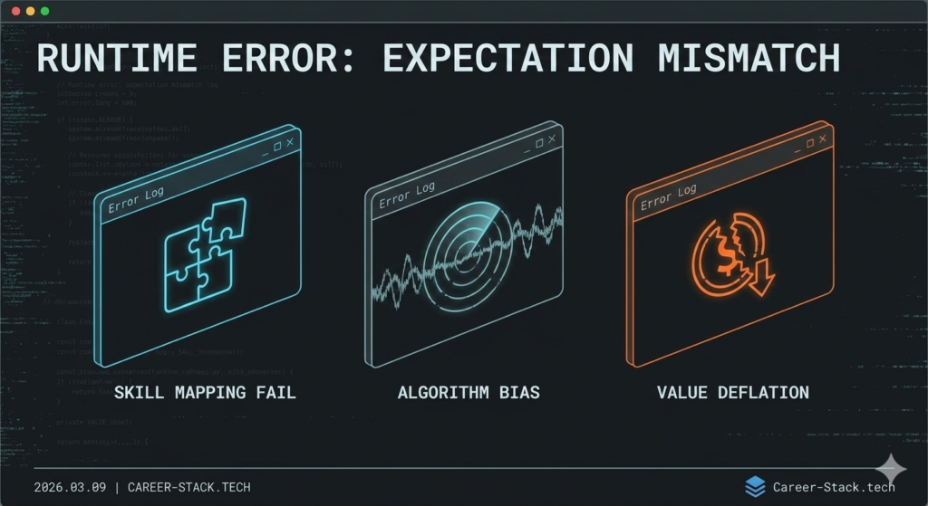 年収1000万超の転職失敗を3つの「期待値エラー」として図解。