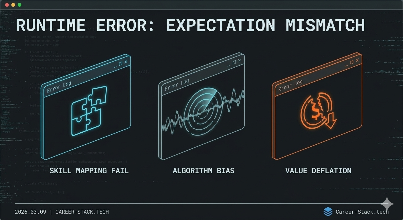 年収1000万超の転職失敗を3つの「期待値エラー」として図解。